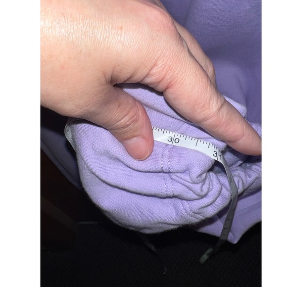Bad Birdie Sweatpants Womens Small Purple Joggers Lavender Mint Drawcord - Picture 13 of 14